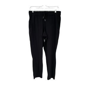 Lululemon On The Fly 7/8 Pant Jogger Pull On Black Size 8